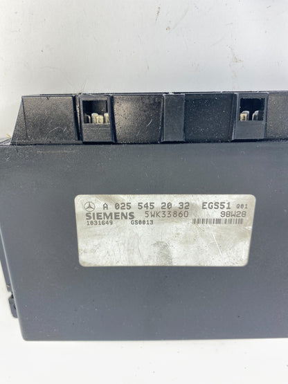 98-02 Mercedes-Benz E430 4.3L Transmission Control Module TCM TCU A0255452032