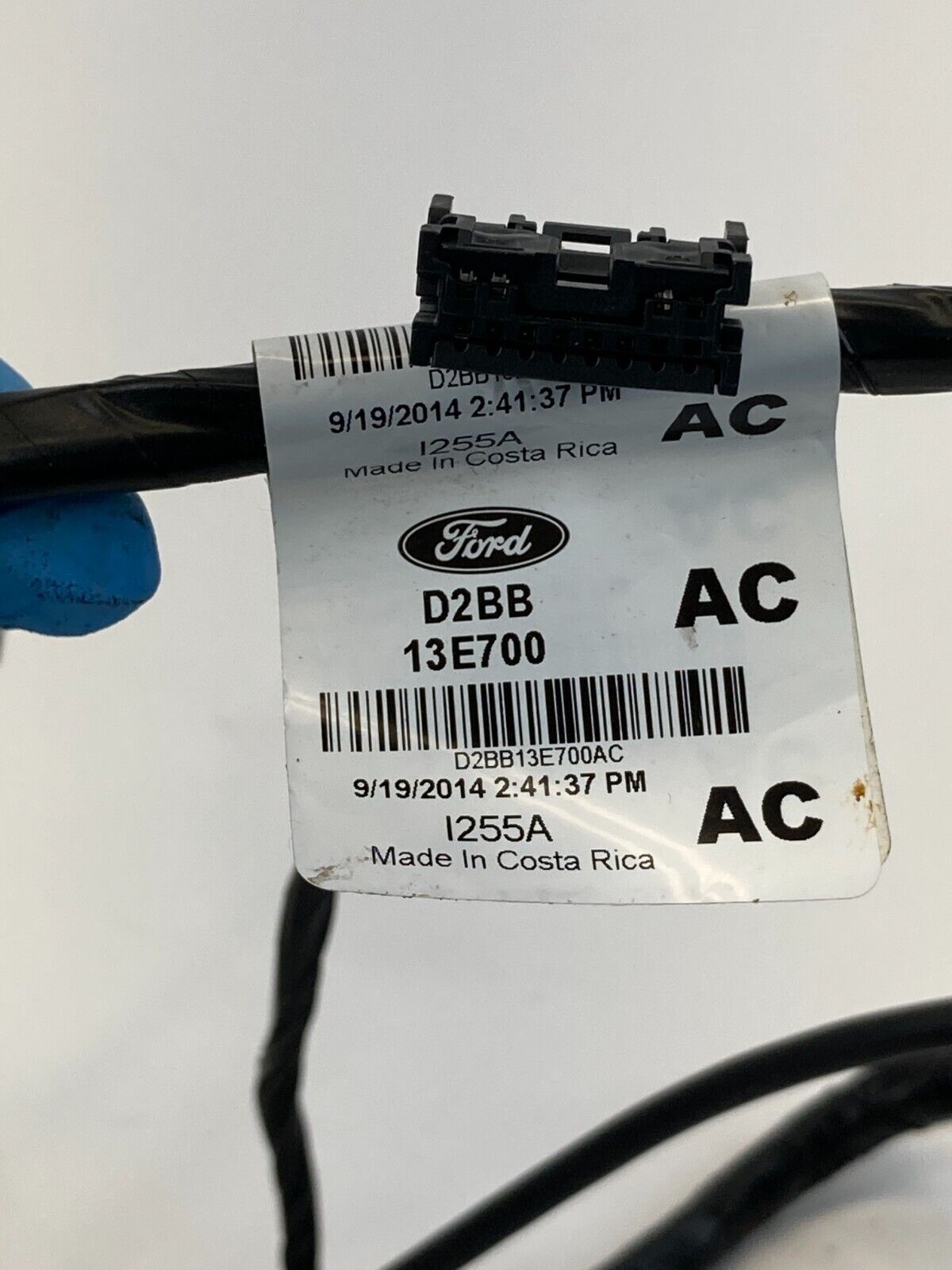 2014-2019 Ford Fiesta Center Console Wire Harness Wiring D2BB-13E700-AC OEM