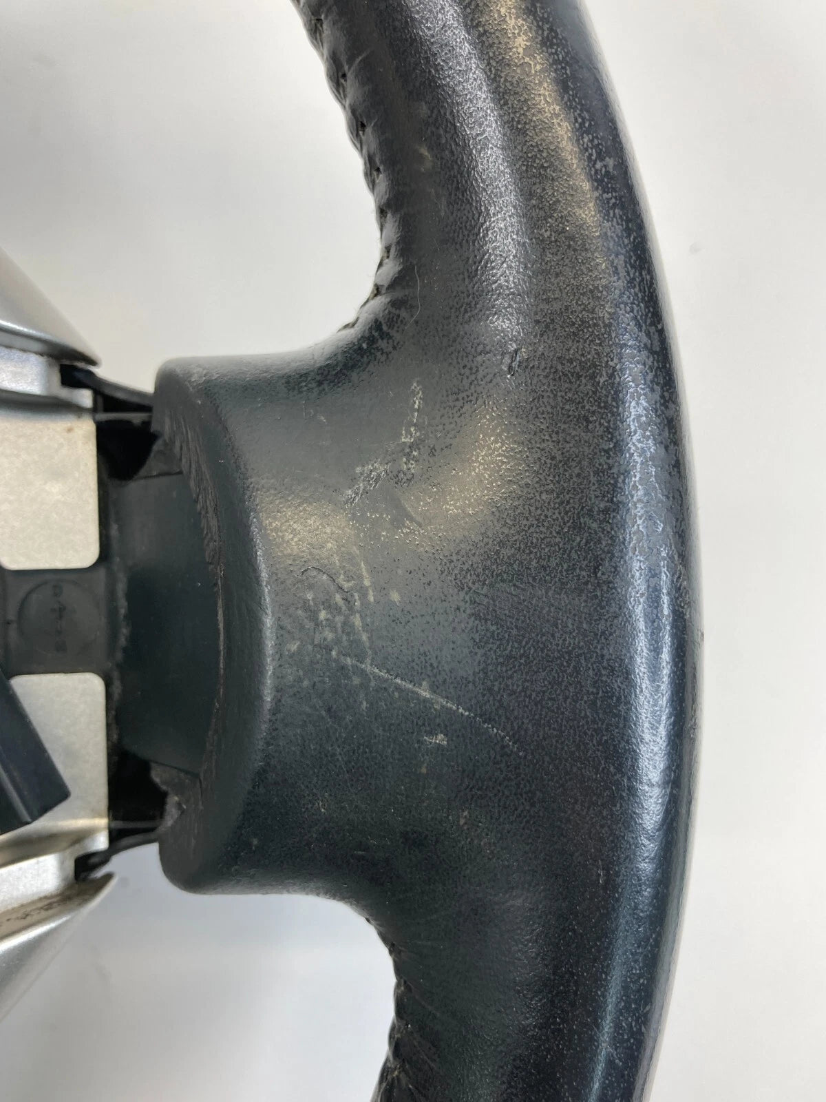 2007 2008 HONDA FIT STEERING WHEEL W/ CRUISE CONTROL SWITCH 3 SPOKE LEATHER OEM