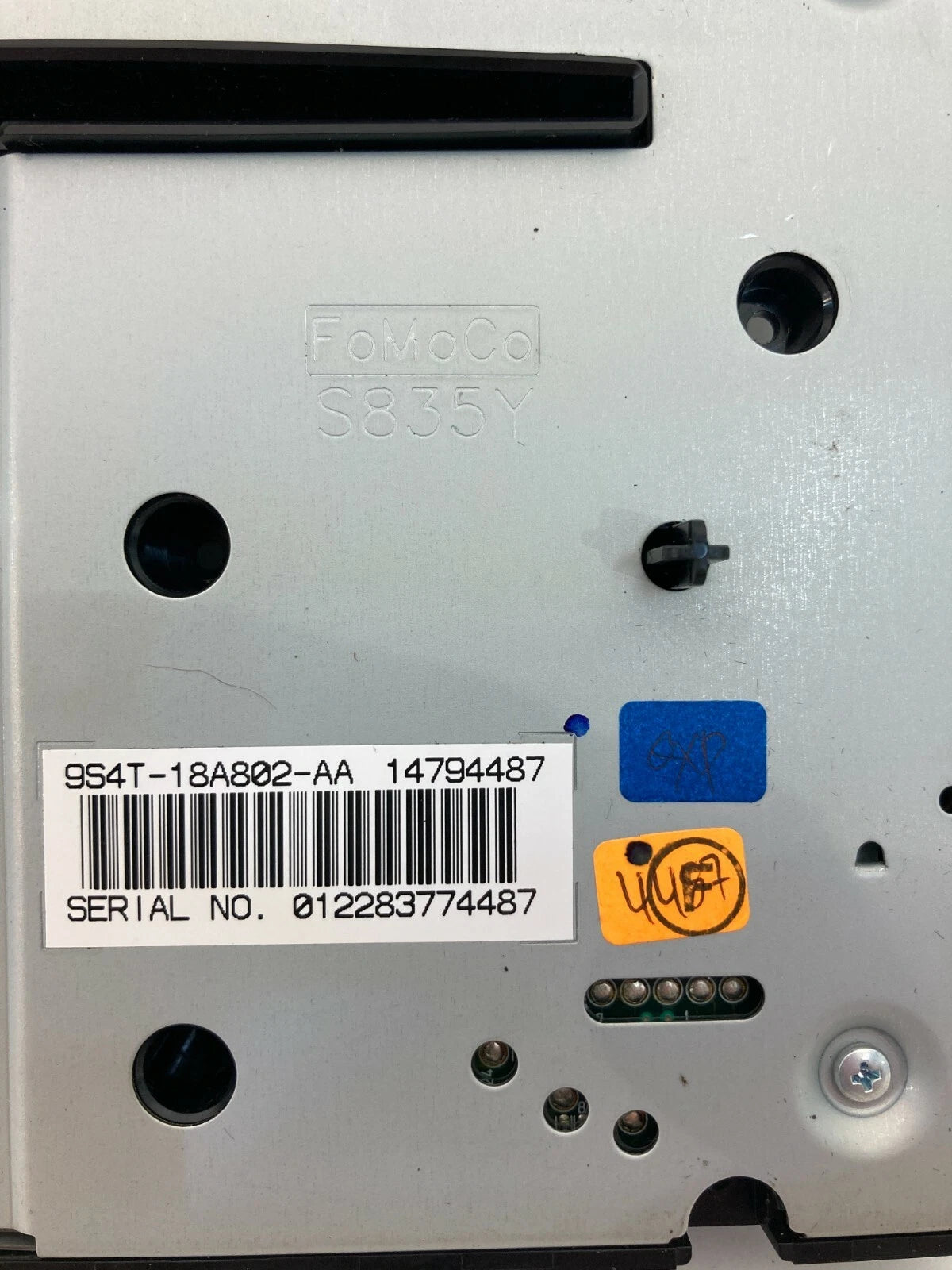 2009-2011 FORD FOCUS CENTER DASH TRIM RADIO FACE PLATE 9S4T-18A802-AA OEM