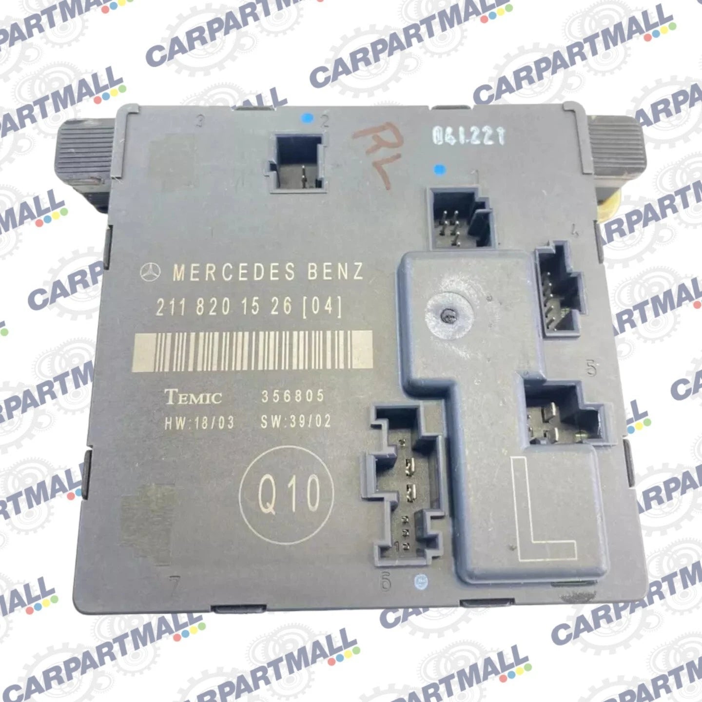 2003-2006 MERCEDES-BENZ E500 REAR LEFT DOOR CONTROL MODULE UNIT 2118201526 OEM