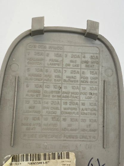 2001-2005 CHRYSLER PT CRUISER DASH FUSE BOX ACCESS DOOR COVER TRIM LID OEM