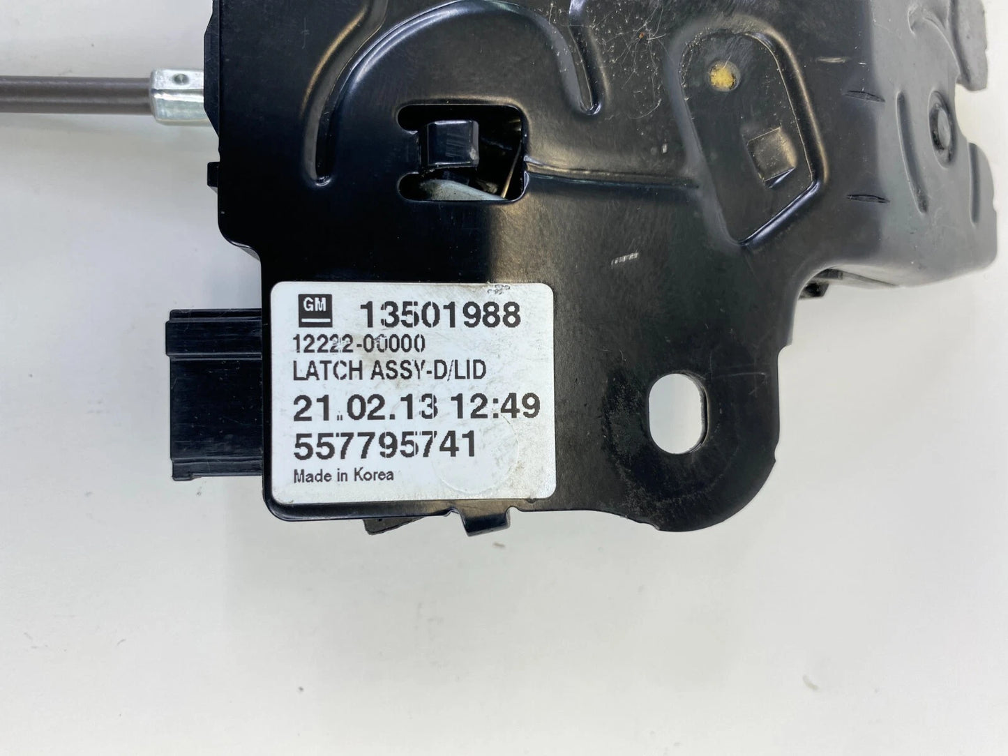2011-2019 CHEVROLET CRUZE REAR TRUNK LID LOCK LATCH ACTUATOR 13501988 OEM