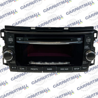 2011 2012 Toyota Avalon AM FM Radio MP3 CD Player Receiver 86120-07100 OEM