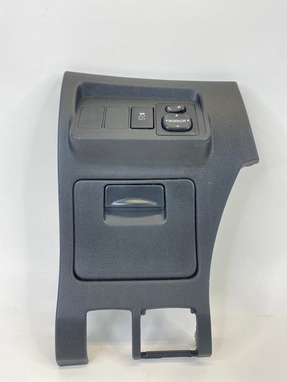 09 10 TOYOTA COROLLA DASH PANEL TRIM BEZEL & POCKET W/ MIRROR SWITCH 55432-02210