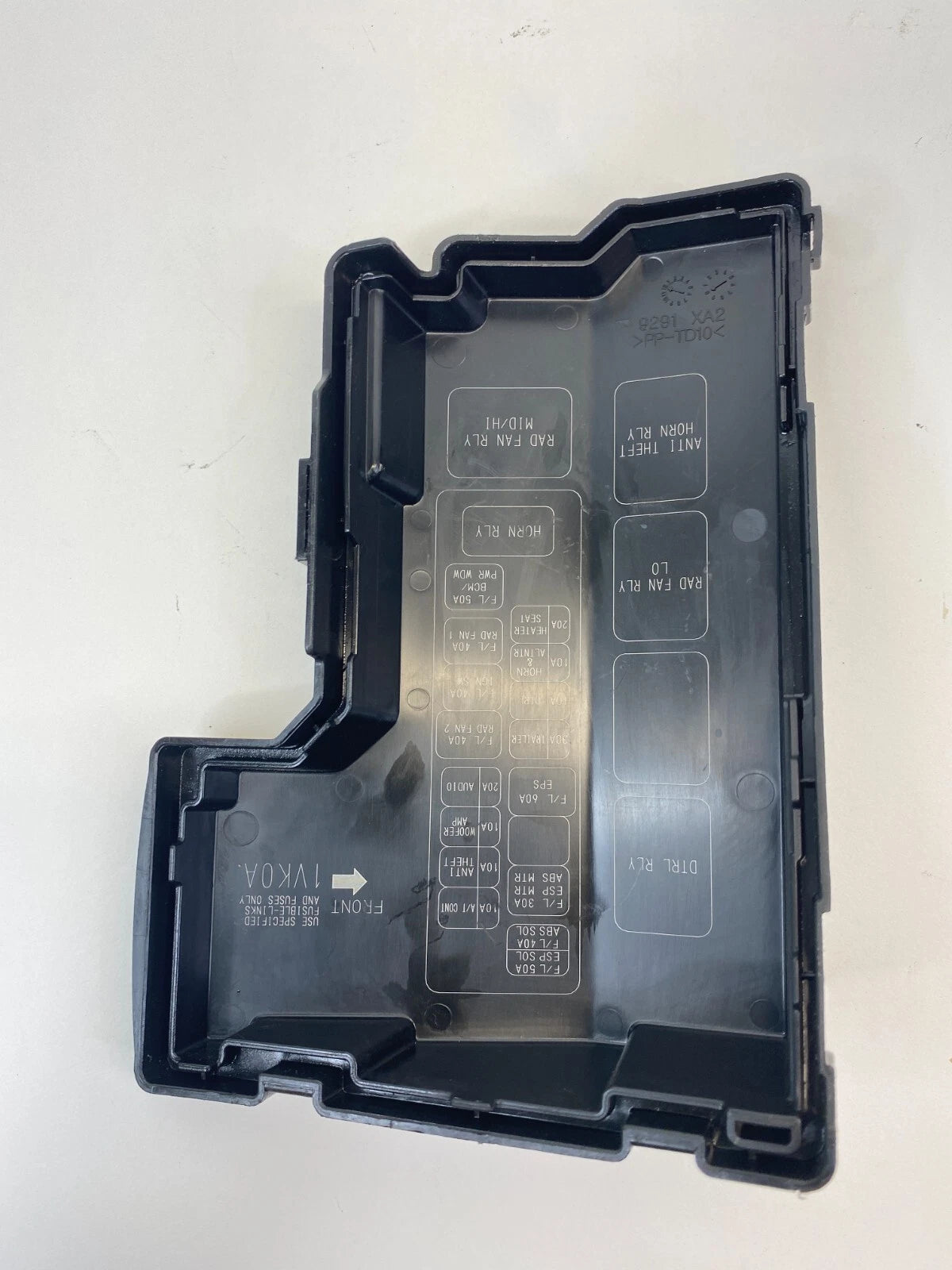 2011 11 NISSAN ROGUE UPPER FUSE BOX RELAY BOX COVER TRIM CAP LID OEM