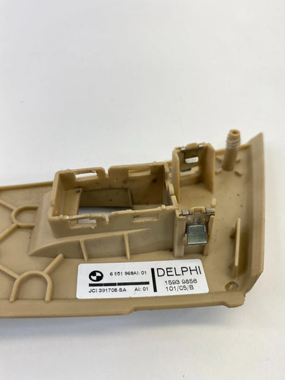 2004-2007 BMW 530I 525I REAR LEFT WINDOW SWITCH COVER TRIM BEZEL 15939856 OEM