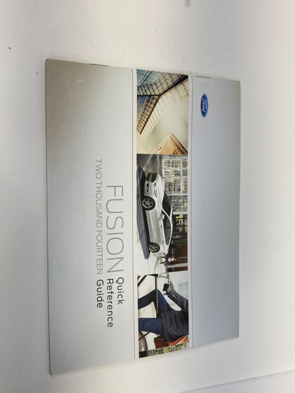 2014 14 Ford Fusion Owners Owner's Guide Manual Book Set W/ Case OEM