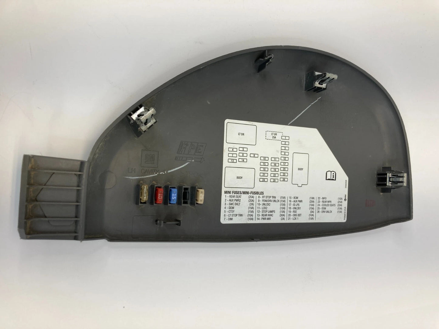 99-11 CHEVROLET SILVERADO 2500 HD DASH LEFT DRIVER END CAP COVER PANEL 25940508