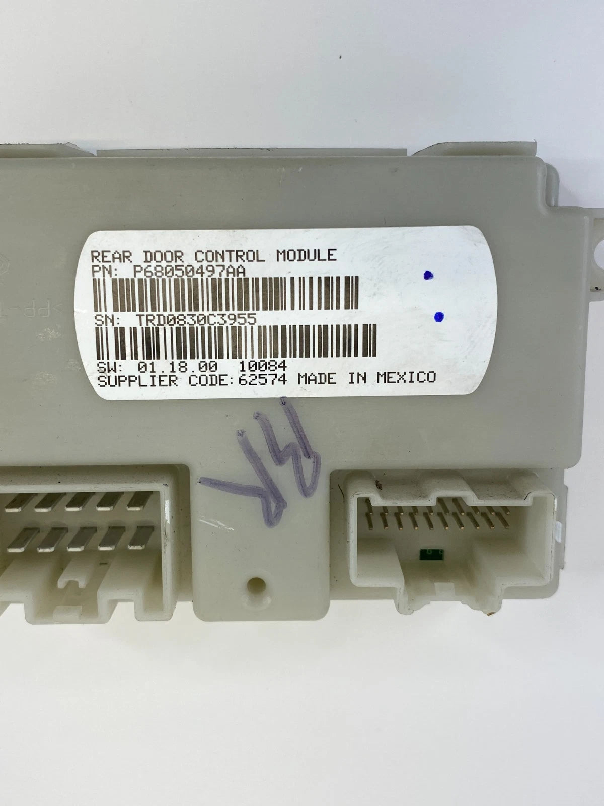 2009-2014 VW ROUTAN REAR RIGHT SLIDING DOOR CONTROL MODULE OEM P68050497AA