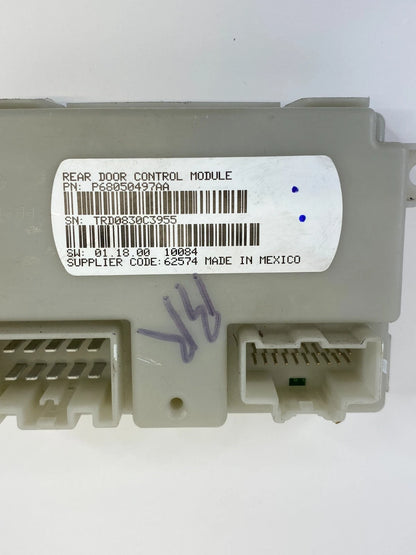 2009-2014 VW ROUTAN REAR RIGHT SLIDING DOOR CONTROL MODULE OEM P68050497AA
