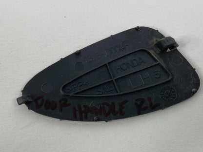 06-11 HONDA CIVIC REAR LEFT SIDE INNER DOOR HANDLE CAP SCREW COVER TRIM 43131XXX