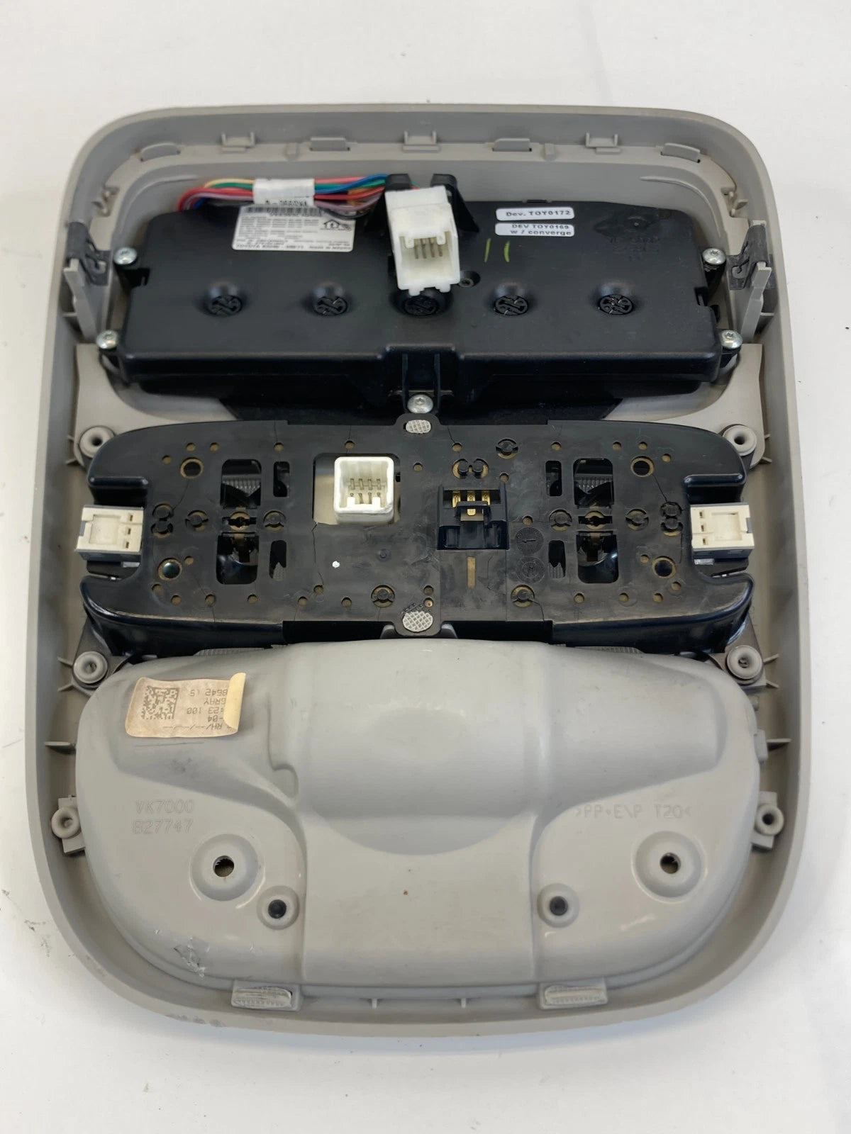 04 05 TOYOTA SIENNA OVERHEAD CONSOLE DOME LIGHT POWER SLIDING DOORS SWITCH OEM