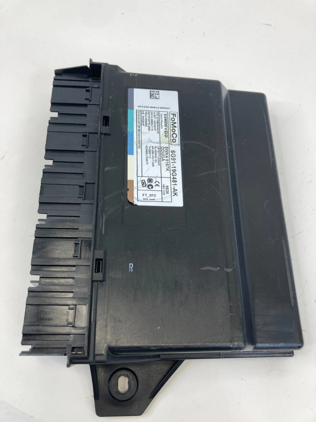 09-12 JAGUAR XF XFR 4.2L KEYLESS ENTRY THEFT LOCKING CONTROL MODULE 8G9119G481AK