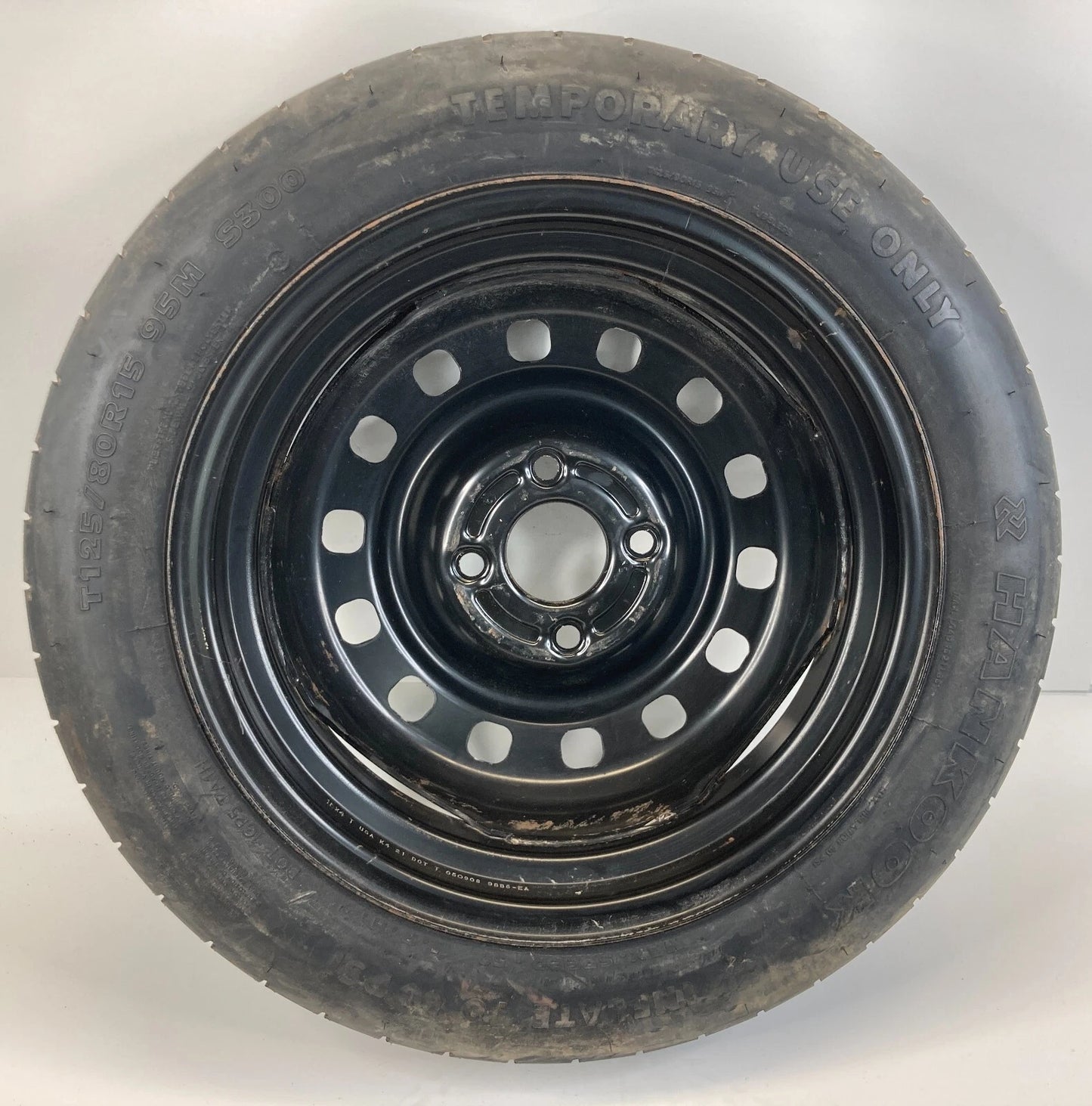 2000-2011 FORD FOCUS 2011-2019 FIESTA SPARE TIRE COMPACT DONUT T125/80 R15