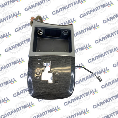 07-09 HYUNDAI SANTA FE CENTER CONSOLE SHIFTER INDICATOR BEZEL W/ POWER OUTLET
