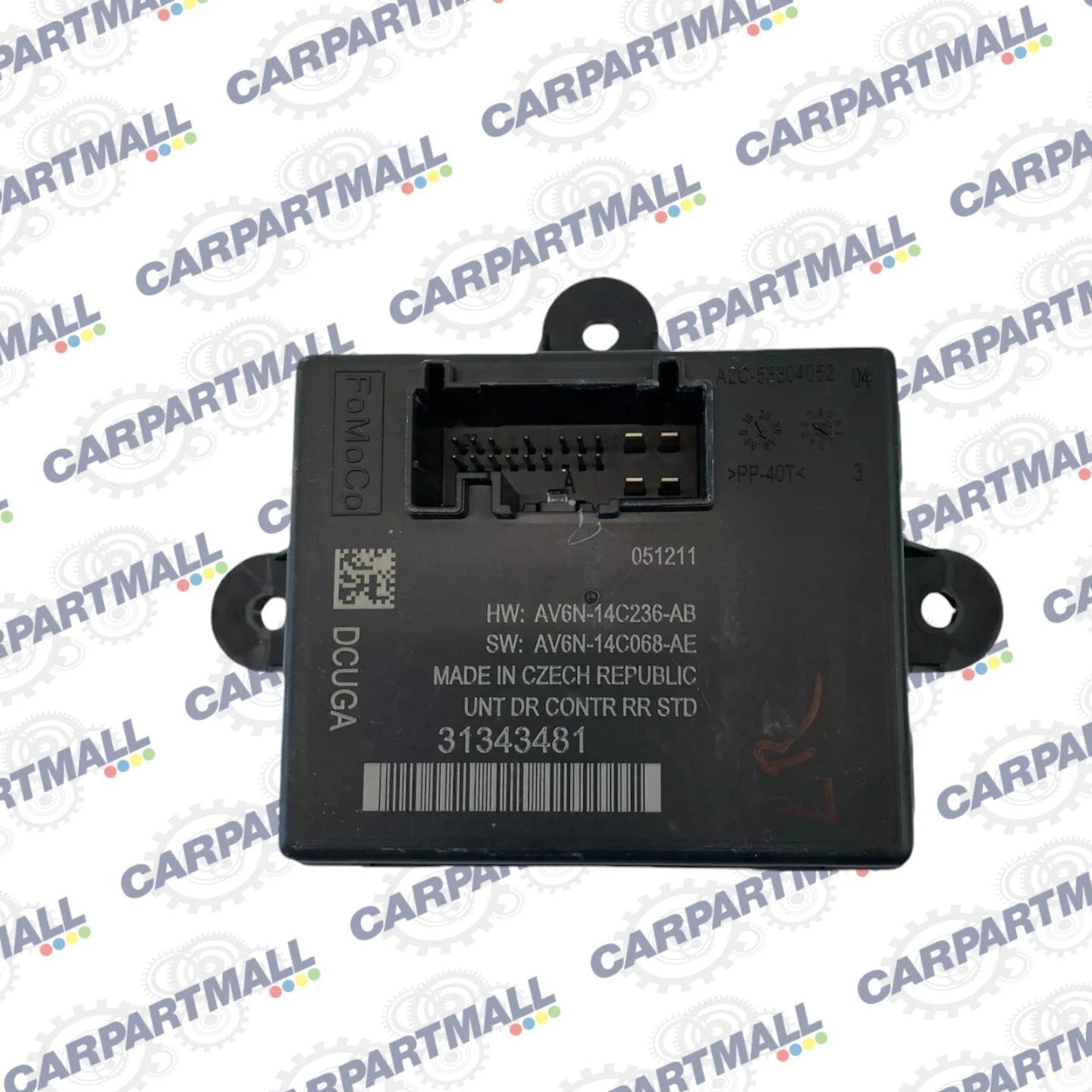 2011-2013 VOLVO S60 REAR LEFT DRIVER SIDE DOOR CONTROL MODULE UNIT 31343481 OEM