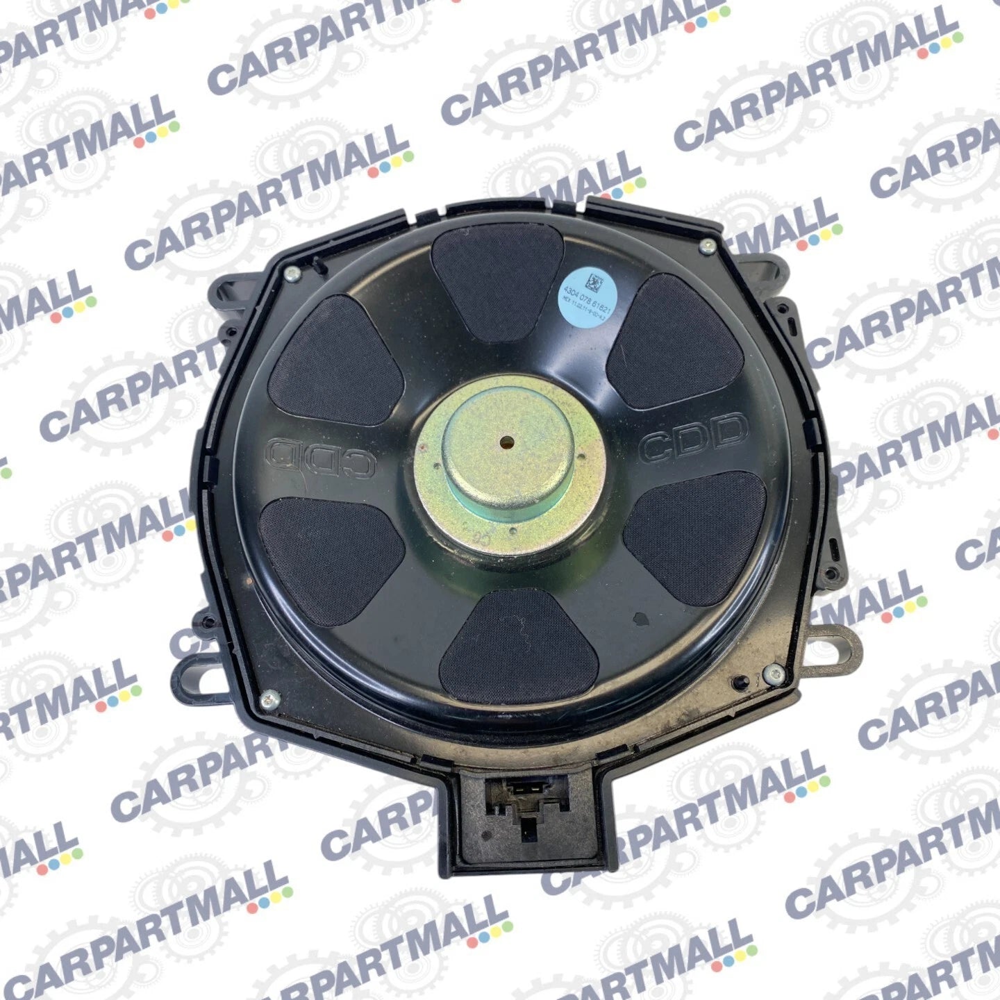 2011-2014 BMW X3 FRONT LEFT SUBWOOFER SPEAKER UNDER SEAT UNIT 4304-078-61621 OEM