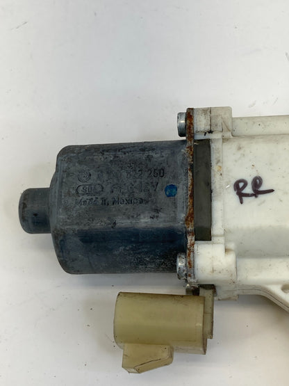 05-10 Pontiac G6 Sedan Rear Right Side Power Door Window Motor 0130822250 OEM