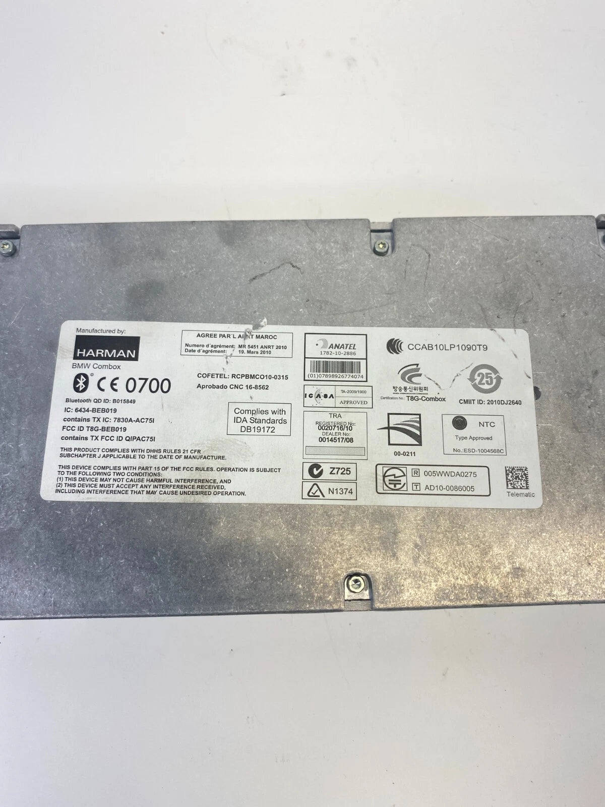 2009-2011 BMW 328I XDRIVE COMMUNICATION BLUETOOTH COMPUTER CONTROL MODULE OEM