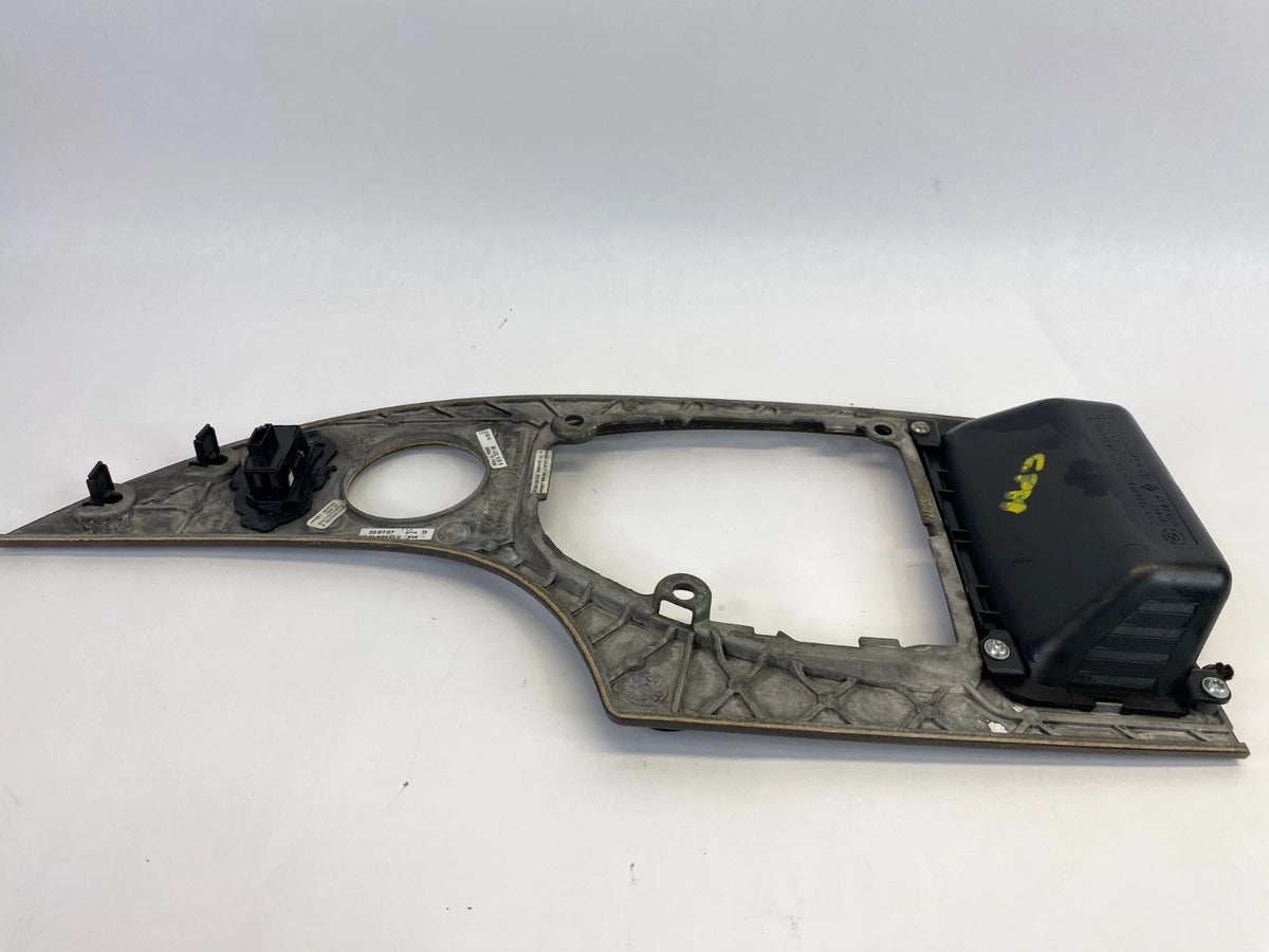2008-2010 BMW E60 550i 08 535XI CENTER CONSOLE SHIFTER BEZEL W/O VOICE CONTROL
