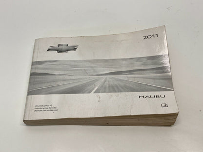 2011 11 Chevrolet Malibu Owner's Manual Guide 20786885 B OEM