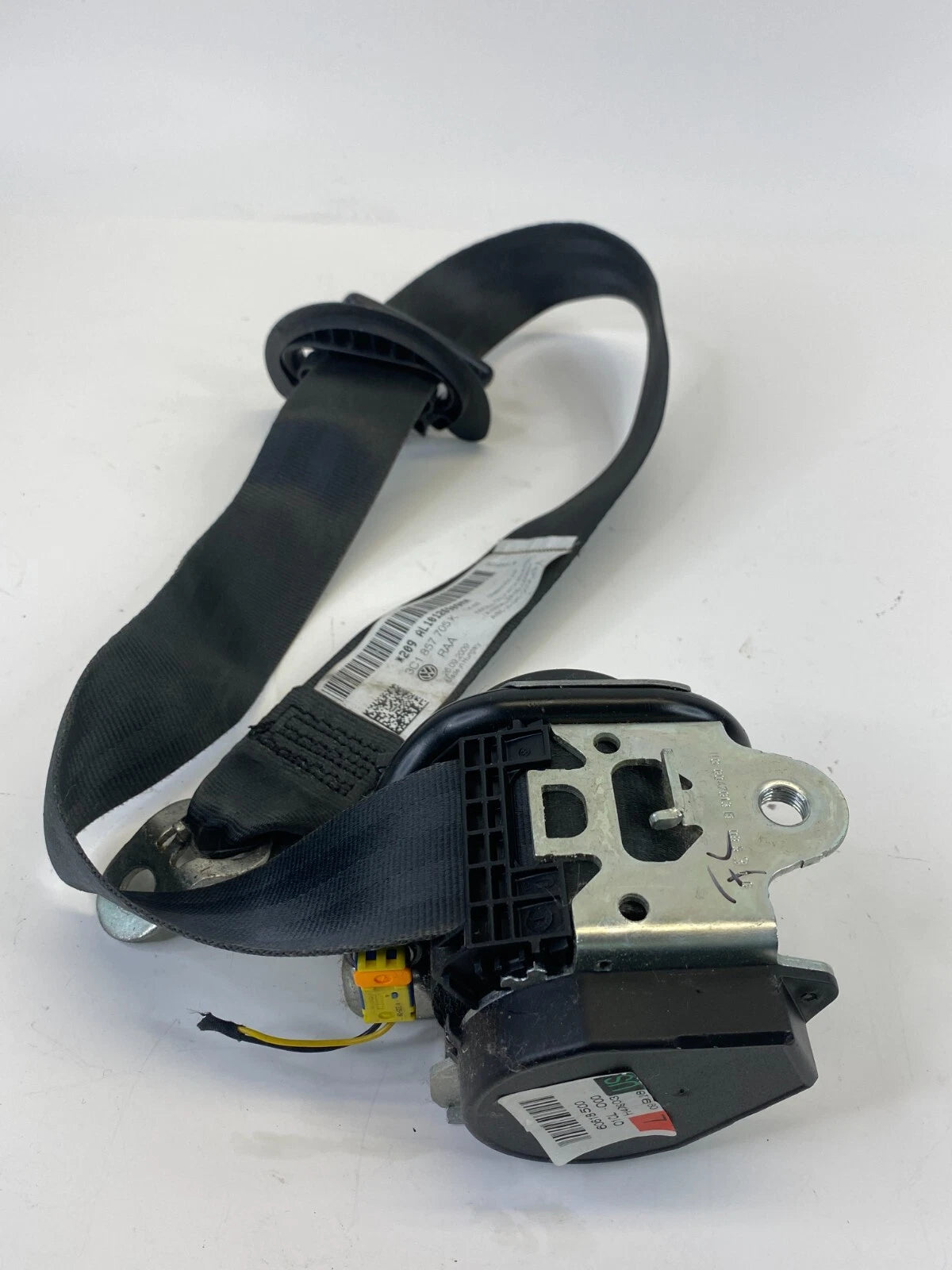 09-17 VOLKSWAGEN CC FRONT LEFT SEAT BELT RETRACTOR ASSEMBLY 3C1-857-705-K OEM