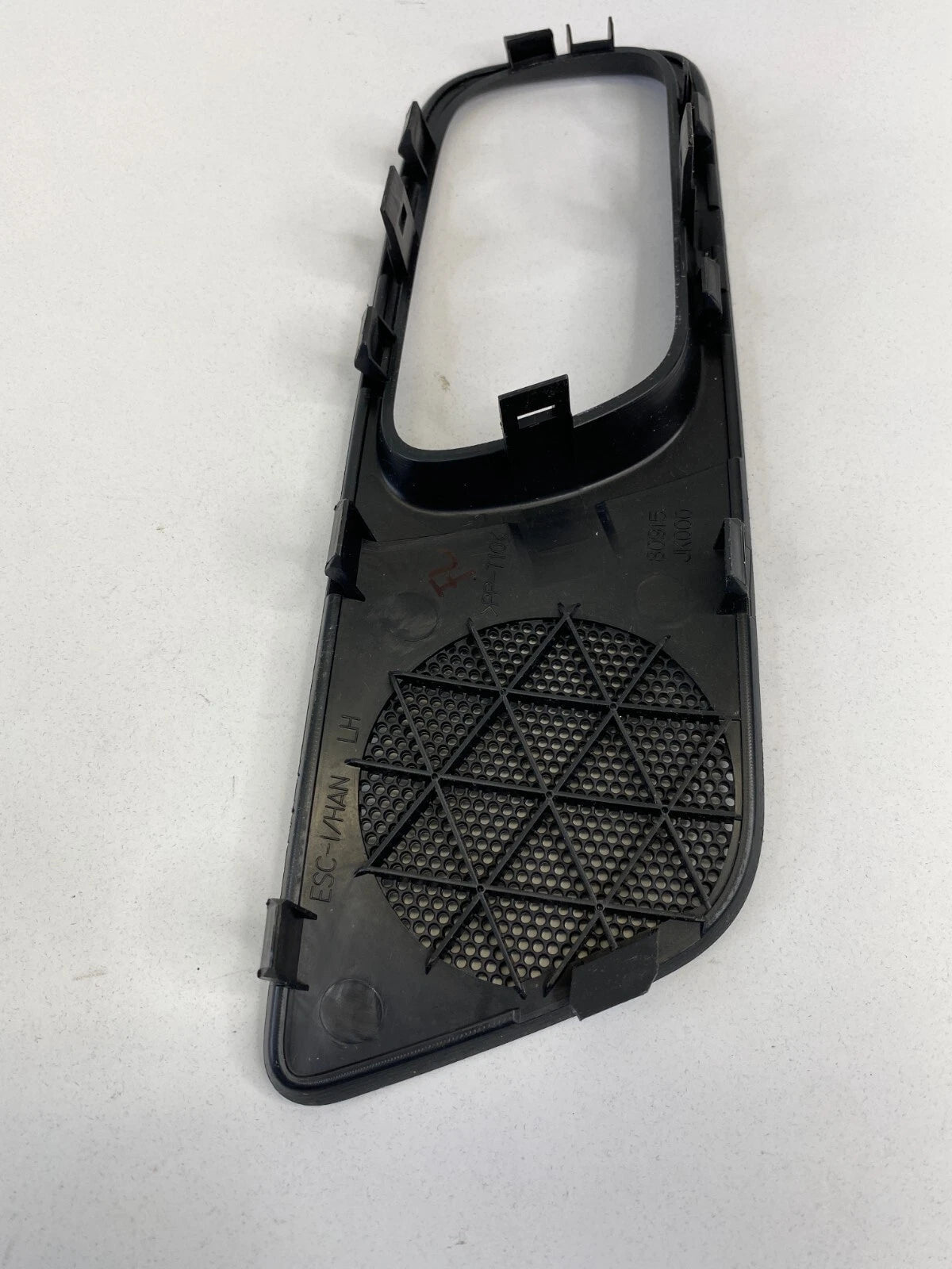 10-13 INFINITI G37 FRONT LEFT SIDE INNER DOOR HANDLE SPEAKER COVER BEZEL TRIM
