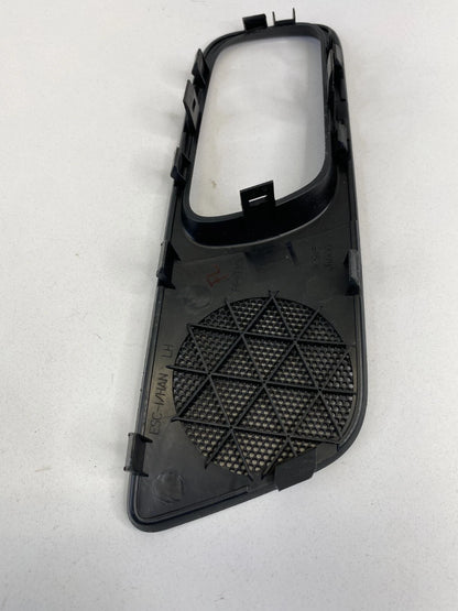 10-13 INFINITI G37 FRONT LEFT SIDE INNER DOOR HANDLE SPEAKER COVER BEZEL TRIM