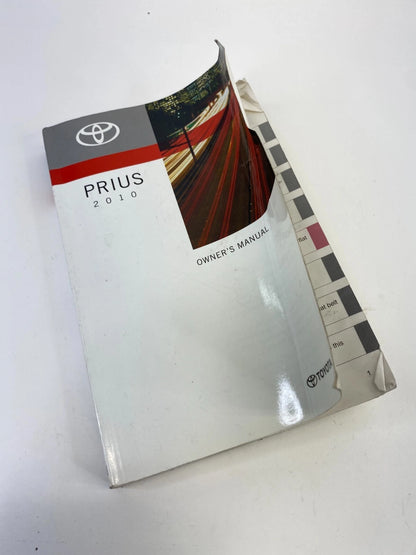 2010 TOYOTA PRIUS OWNERS OWNER'S MANUAL WARRANTY GUIDE NAVIGATION SYSTEM GUIDE