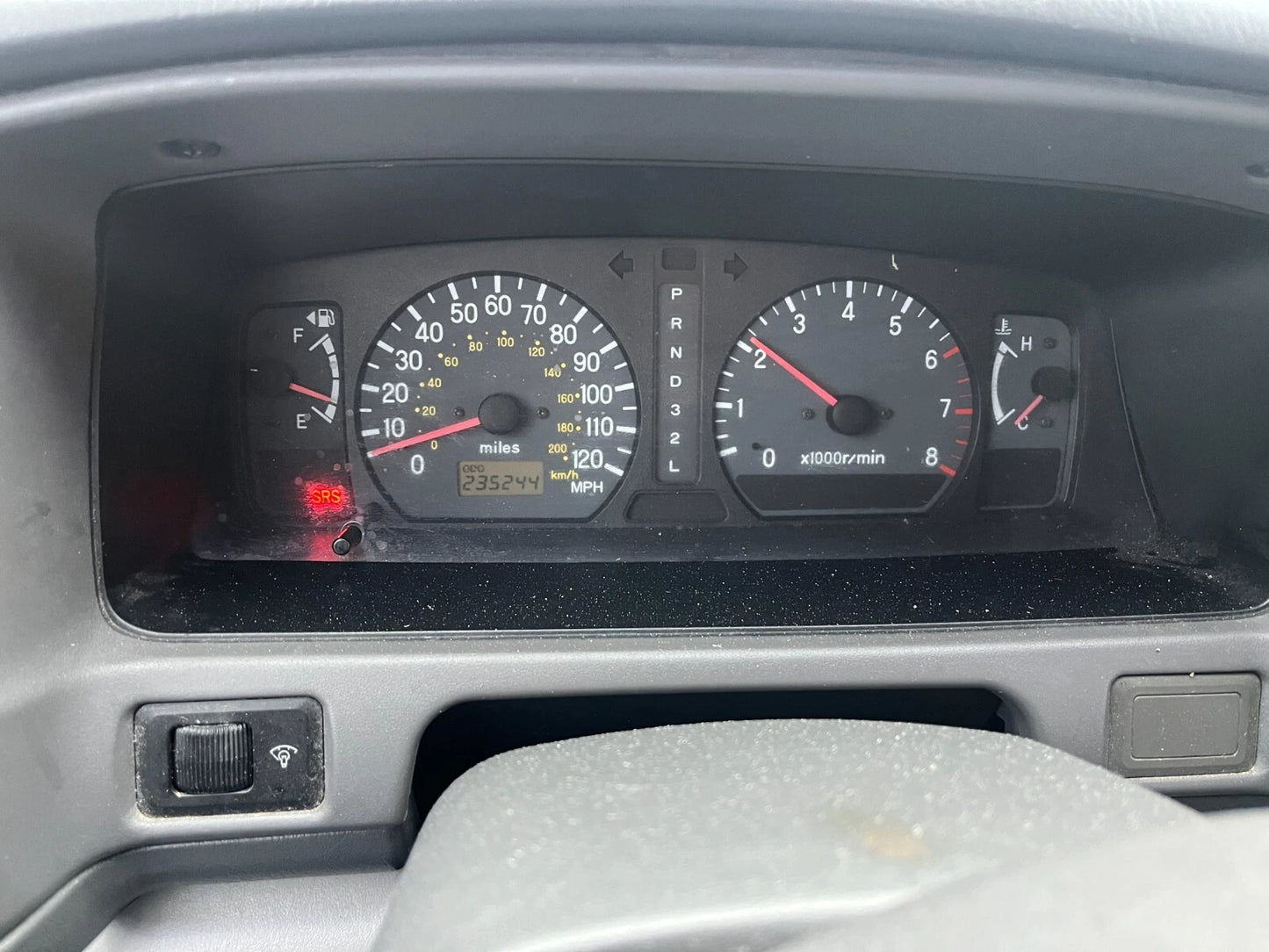 2001-2003 MITSUBISHI MONTERO 3.0 AT DASH SPEEDOMETER CLUSTER MR590135 235K MILES