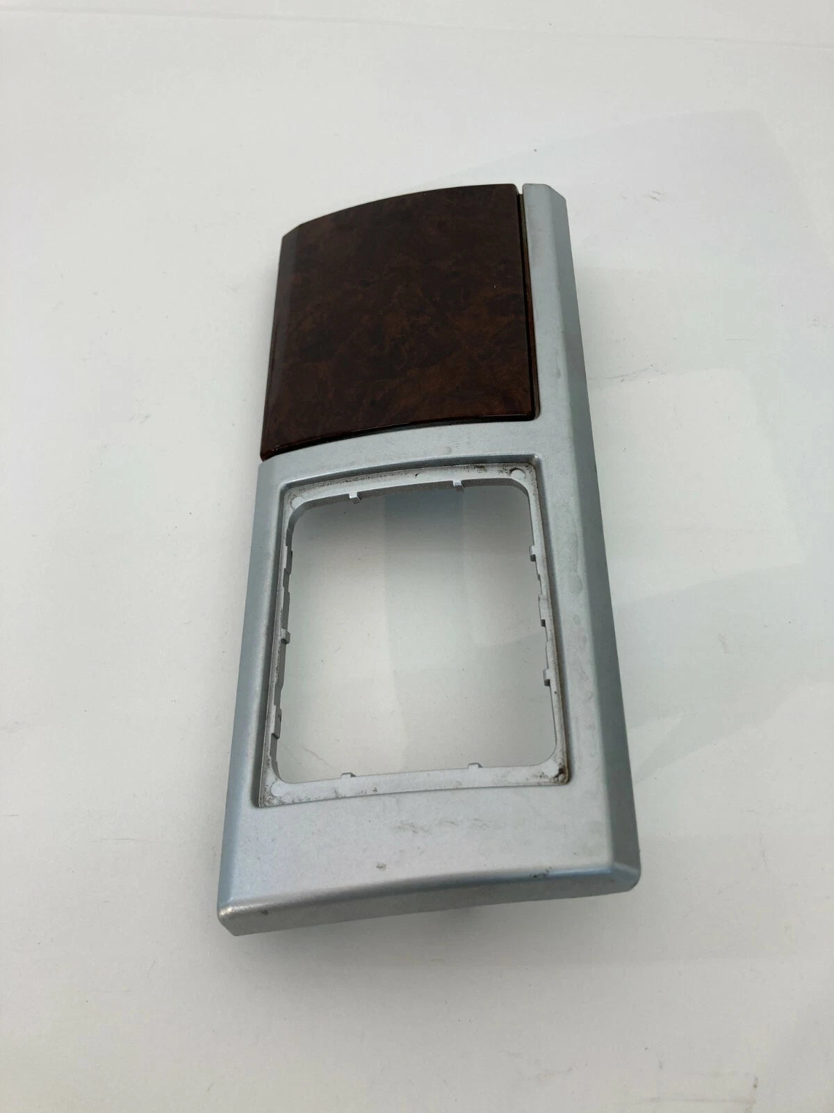 09 10 GRAND CARAVAN TOWN & COUNTRY DASH HEADLIGHT SWITCH BEZEL COVER TRIM WOOD