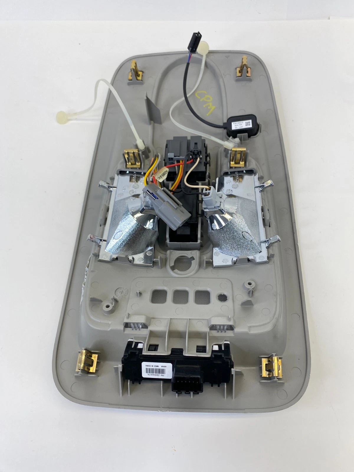 10-17 CHEVROLET EQUINOX ROOF CONSOLE DOME MAP LIGHT LAMP NO SUNROOF 23449627 OEM