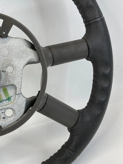 2001 2002 CHRYSLER PT CRUISER BLACK LEATHER STEERING WHEEL WITHOUT CONTROLS OEM