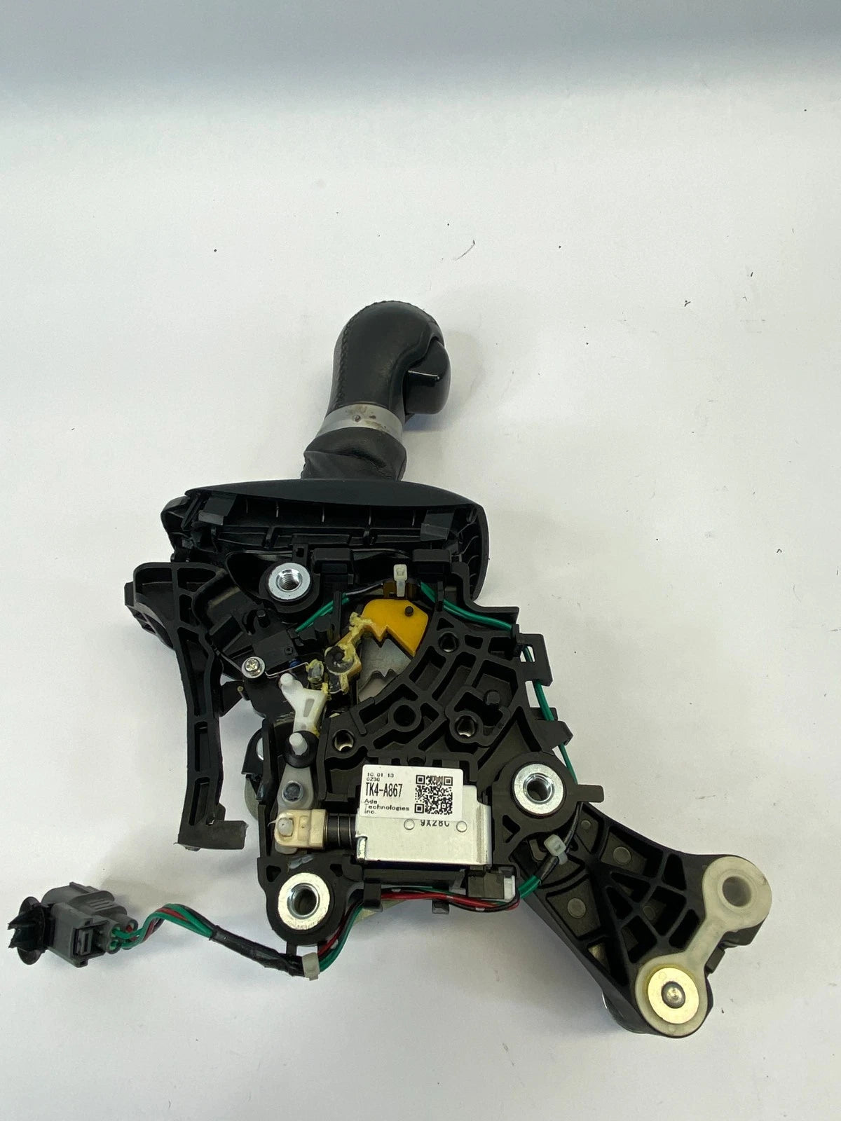 2009-2014 ACURA TL A/T FLOOR GEAR SHIFTER SELECTOR LEVER W BOOT KNOB LEATHER OEM
