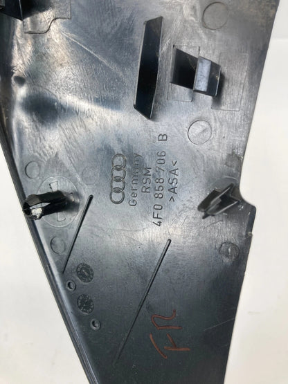 2006-2011 AUDI A6 FRONT RIGHT INTERIOR DOOR CORNER COVER TRIM 4F0-858-706-B