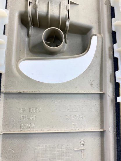 2012-2018 Volvo S60 Front Right Passenger B-Pillar Seat Belt Cover Trim 31307139