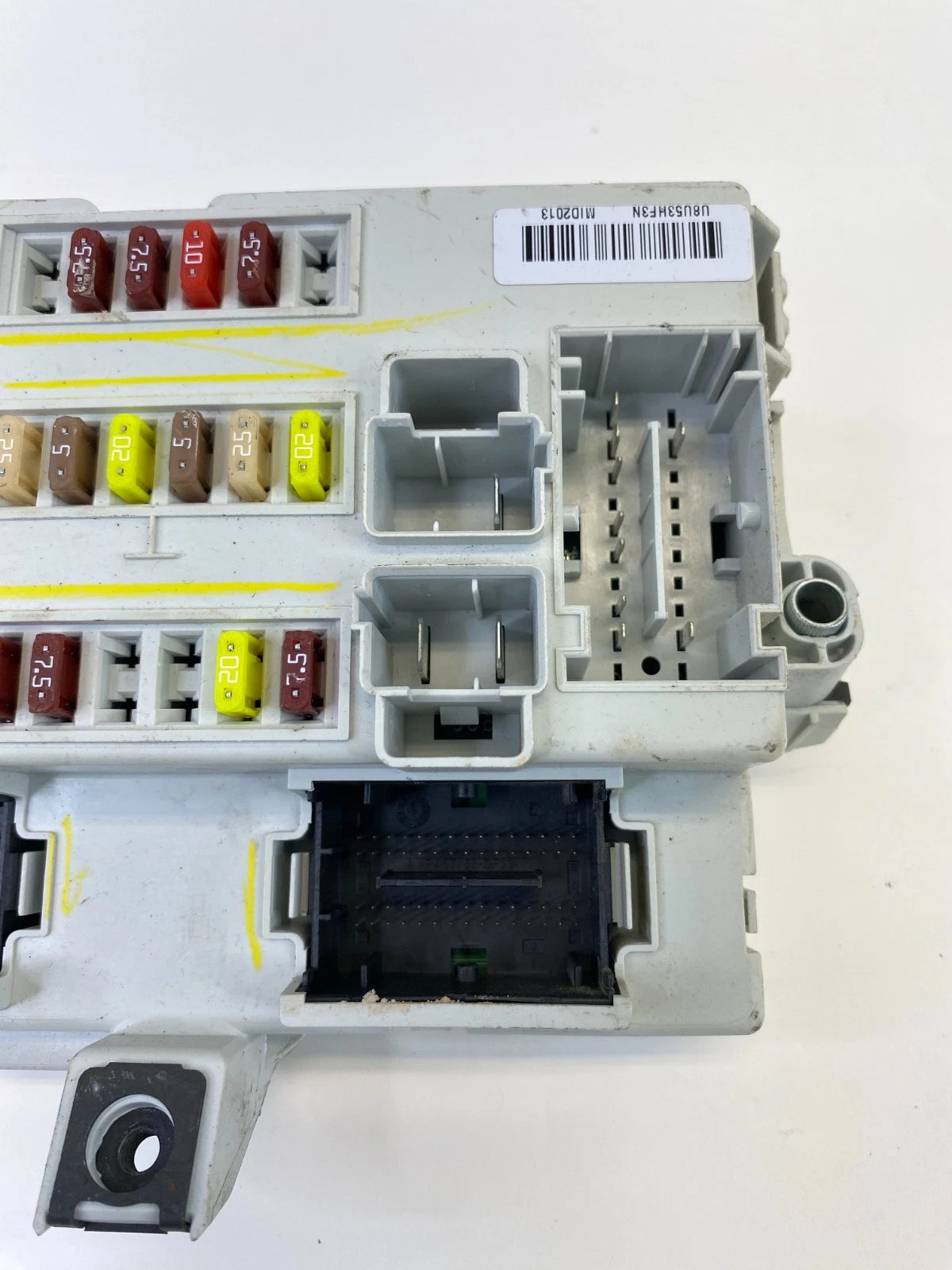 2013 DODGE DART BODY CONTROL MODULE UNIT FUSE BOX BCM BCU 68189480AE OEM