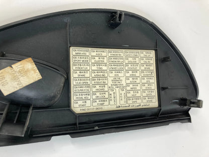 2006-2008 HYUNDAI SONATA LEFT DRIVER SIDE DASH END CAP COVER LID 91117-3K010 OEM