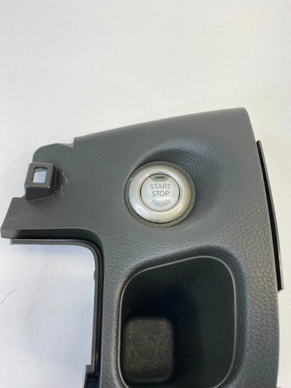 2009-2014 NISSAN CUBE IGNITION START STOP SWITCH BUTTON BEZEL COVER W/ KEY OEM