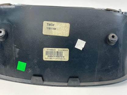 07-12 GMC ACADIA INSTRUMENT CLUSTER SPEEDOMETER DASH TRIM BEZEL COVER OEM 258547