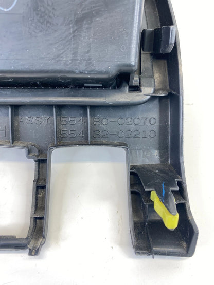 09 10 TOYOTA COROLLA DASH PANEL TRIM BEZEL & POCKET W/ MIRROR SWITCH 55432-02210