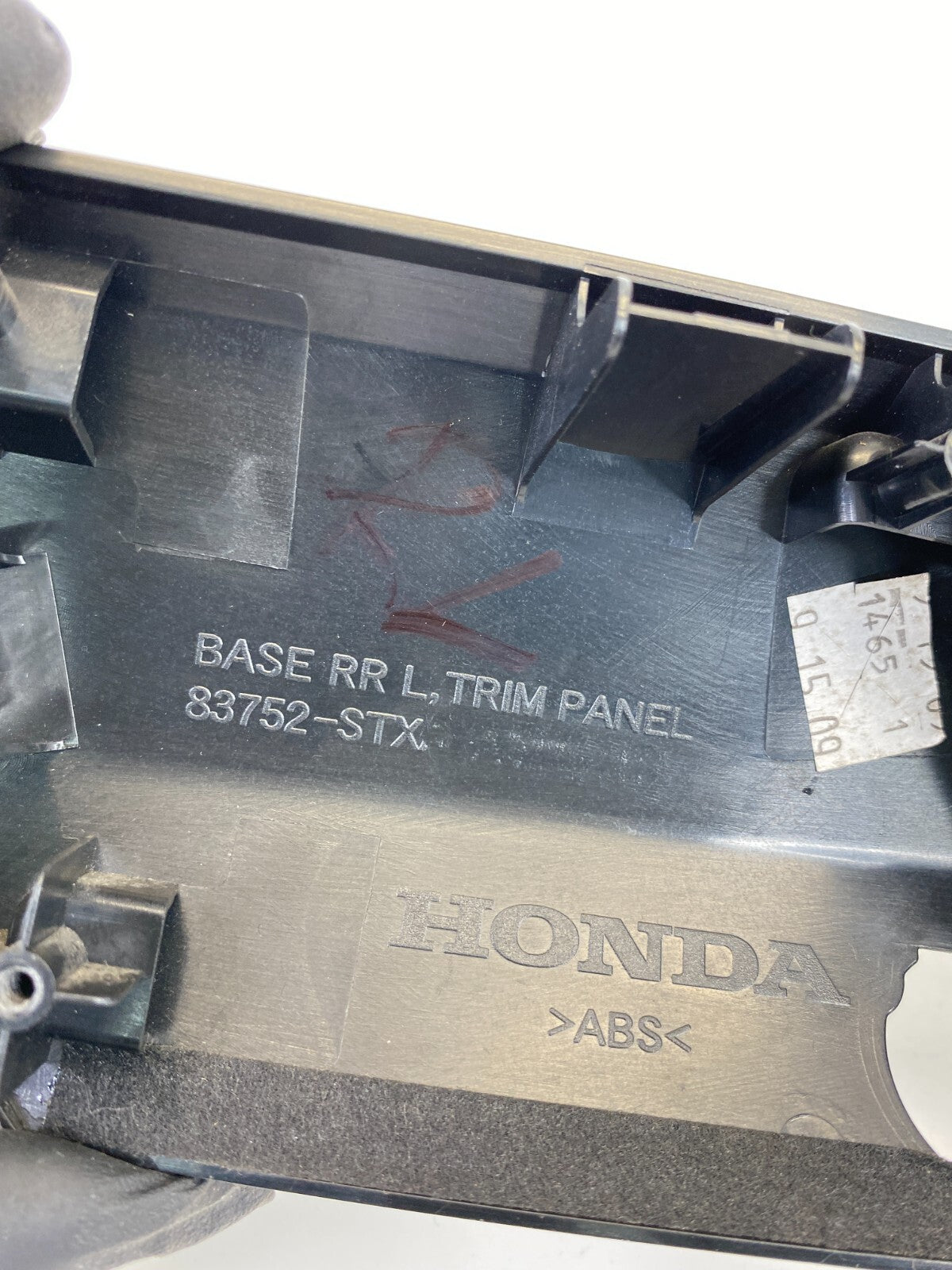 2007-2009 Acura MDX Rear Left Side Interior Door Handle Bezel Trim 83752-STX