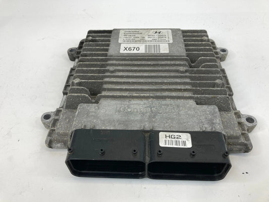 2011-2013 HYUNDAI SONATA 2.4L AT ENGINE CONTROL MODULE ECM ECU 39111-2G670 OEM