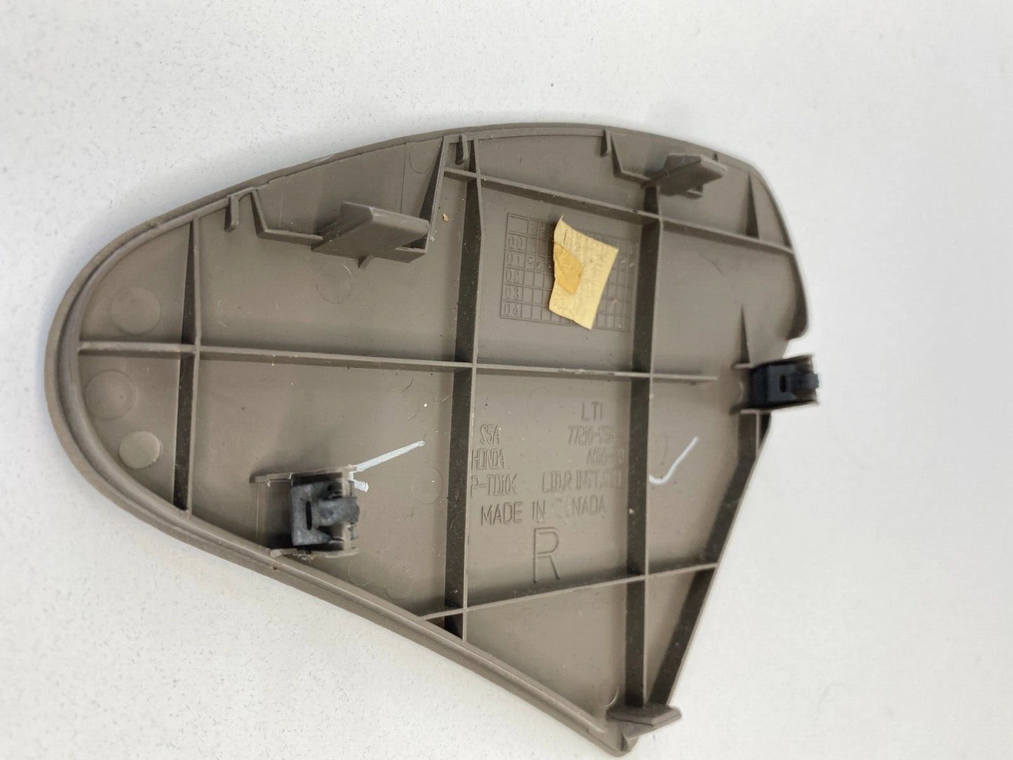 2001-2005 HONDA CIVIC DASH RIGHT PASSENGER SIDE COVER TRIM PANEL 77210-S5A-A010