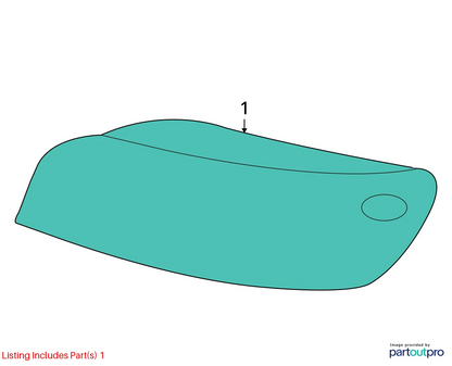 07 08 09 HYUNDAI SANTA FE REAR RIGHT SIDE BUMPER REFLECTOR 92409-2B010 OEM