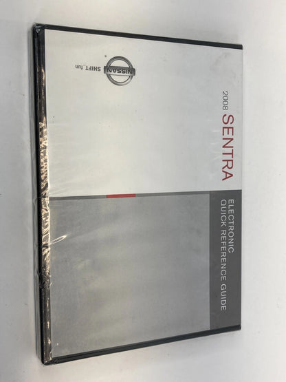2008 08 NISSAN SENTRA ELECTRONIC QUICK REFERENCE GUIDE BOOK OEM