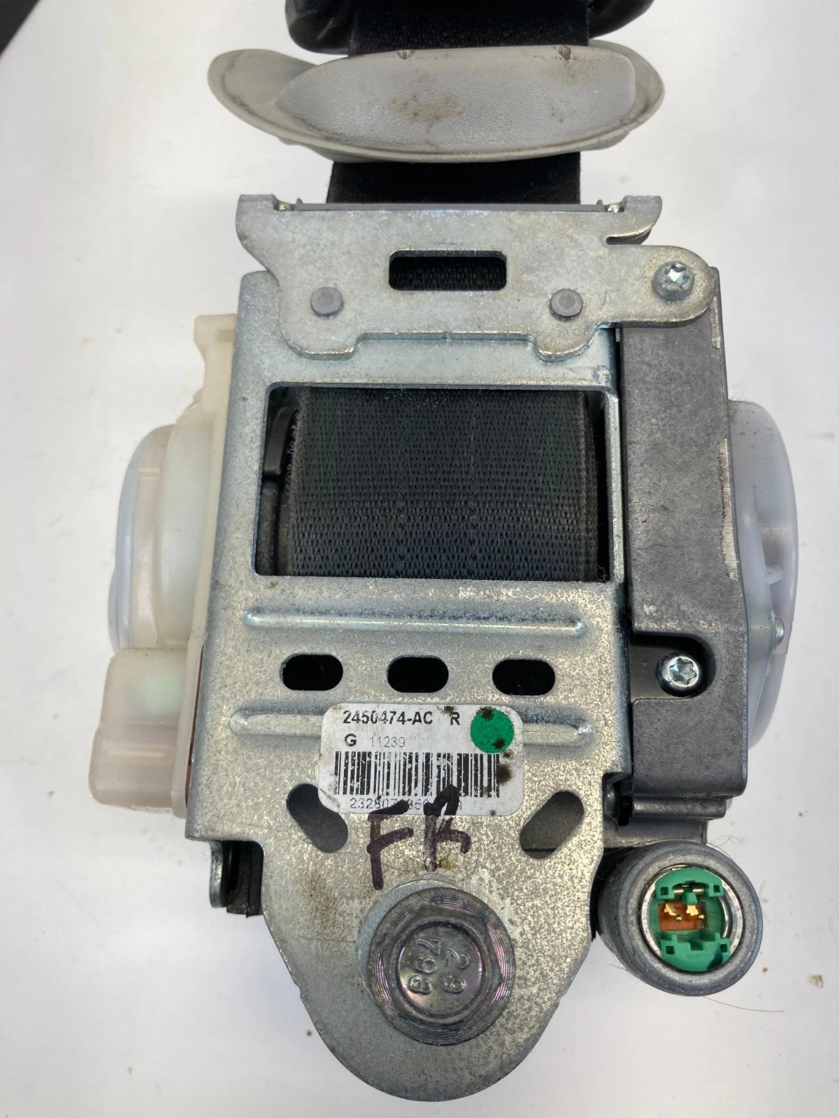 2013 INFINITI JX35 FRONT RIGHT PASSENGER SIDE SEAT BELT RETRACTOR 2450474-AC OEM