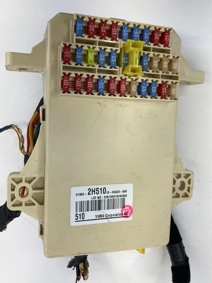 07-10 HYUNDAI ELANTRA 2.0L AT INTERIOR CABIN FUSE BOX RELAY JUNCTION 91950-2H51
