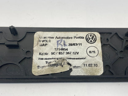 2011-2018 VOLKSWAGEN JETTA FRONT CENTER CONSOLE ASHTRAY LID COVER TRIM 5C7857367